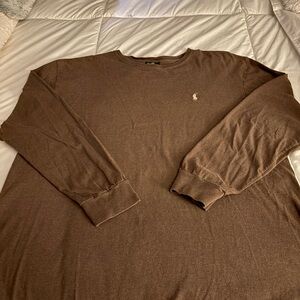 Polo by Ralph Lauren Chocolate Long Sleeve Tee